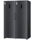 یخچال فریزر دو درب ال جی GC-B511EADM و GC-B514EAFM رنگ دودی محصول 2024