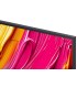 حاشیه‌ها و قاب باریک اطراف صفحه نمایش تلویزیون ال جی 43QNED80 2025