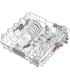 سبد دوم ماشین ظرفشویی سامسونگ DW60DG550FSG در حالت A