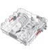 سبد دوم ماشین ظرفشویی سامسونگ DW60DG550FSR در حالت A