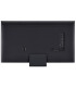 طراحی و نمای پشت تلویزیون LG 75QNED87 2024 با پایه در حالت ساندبار