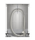 نمای پشت ماشین ظرفشویی سه طبقه bosch sms6emw65q