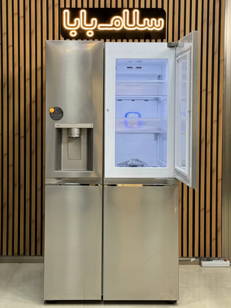 قابلیت Door in Door یا درب بار یخچال فریزر ال جی J348