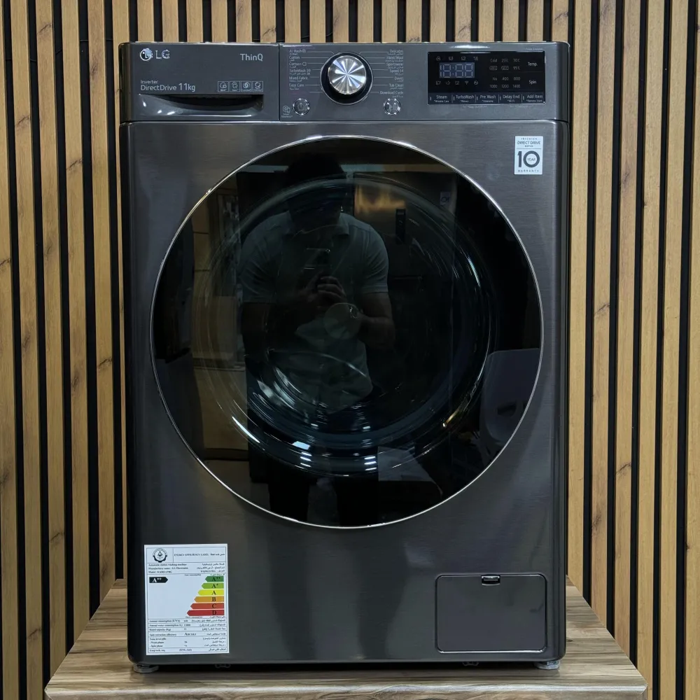 نمای کلی ماشین لباسشویی ال جی WR9011PBG