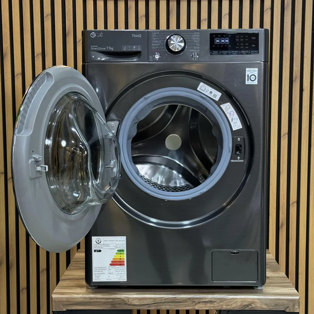 نمای کلی ماشین لباسشویی ال جی WR9011PBG