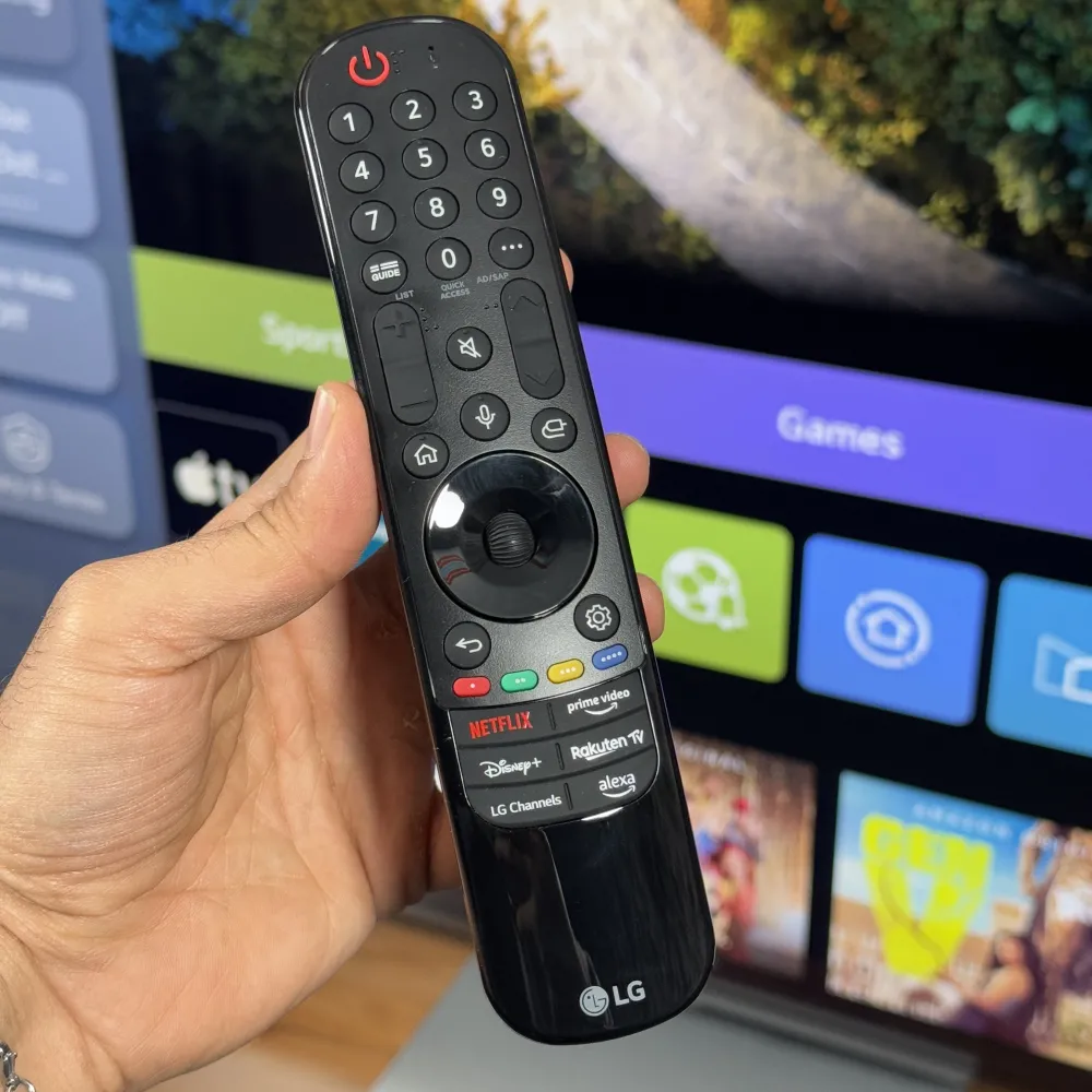 ریموت کنترل تلویزیون ال جی QNED91T