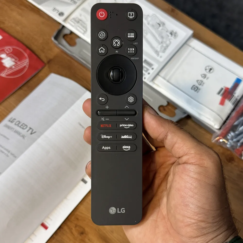 ریموت کنترل جادویی و هوشمند مدل MR25GA مخصوص تلویزیون ال جی G5