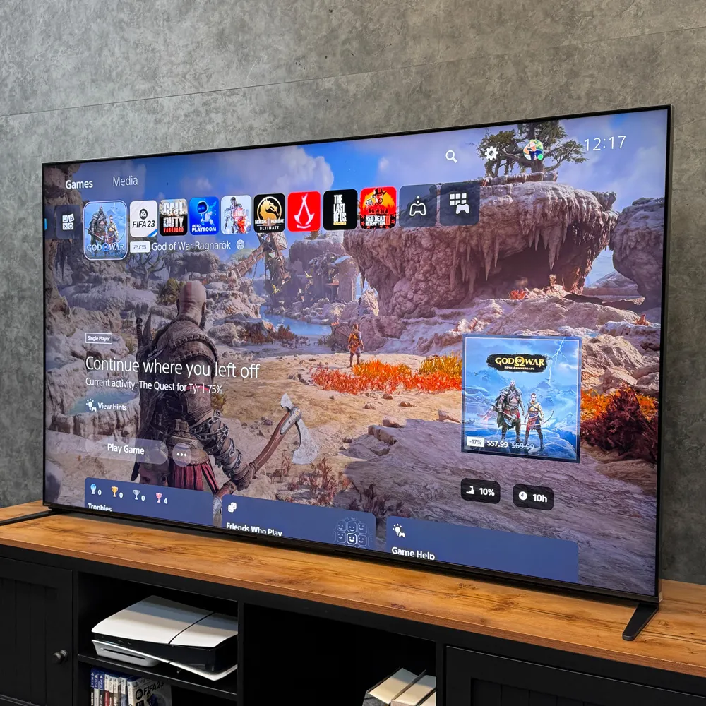 حالت بازی تلویزیون سونی BRAVIA 9 (XR90) با رفرش ریت 120Hz