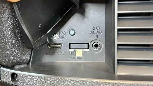 پورت‌های سیستم صوتی سونی MHC-V73D