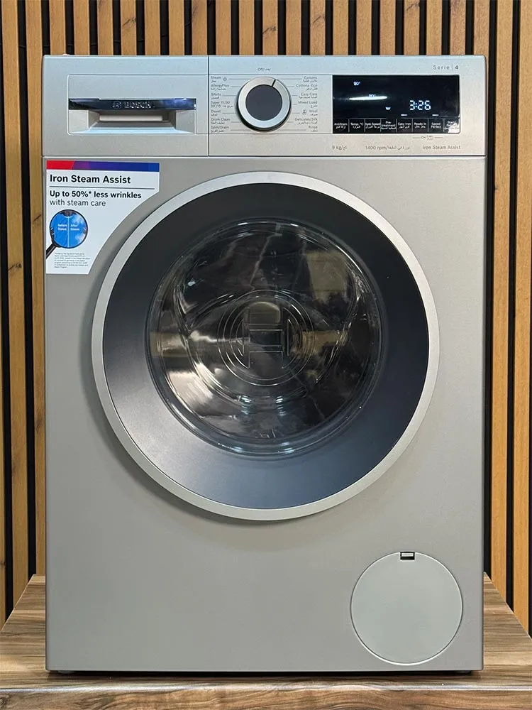 نمای کلی ماشین لباسشویی بوش WGA1440XGC سری 4 