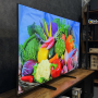 نمای کناری تلویزیون اولد ال‌ جی G5 با طراحی فوق باریک و زاویه دید گسترده OLED Evo